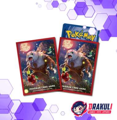 TCG Pokemon Deck Shield Sleeve - Bloodmoon Ursaluna