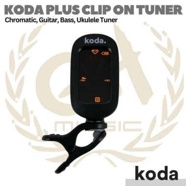 koda Plus Clip On Rechargeable Tuner ONE - Tuner Jepit Gitar, Bass,