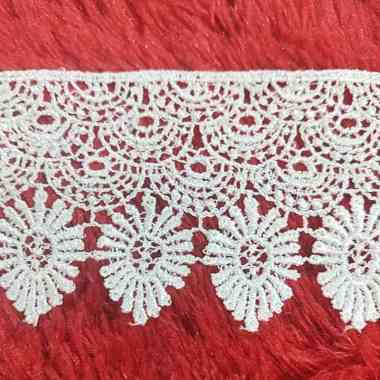 Renda Mukena Telekung METERAN Lebar 6,5cm