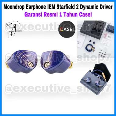 Moondrop Earphone IEM Starfield 2 Dynamic Driver - Garansi Resmi 1 Tahun CASEI Blue