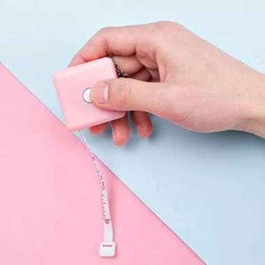 Meteran Mini Meteran Plastik Pita Fiberglass Kotak