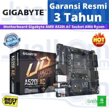 Gigabyte A520I AC Motherboard Mini-ITX AMD A520 AM4 DDR4