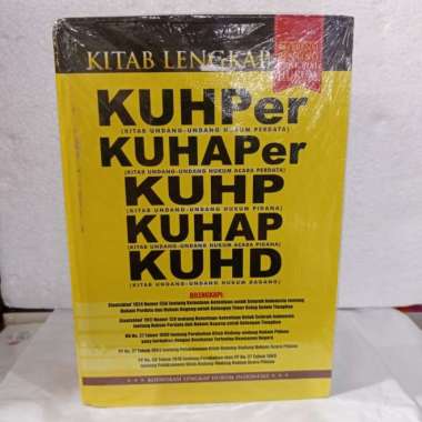 Buku KITAB LENGKAP. KUHPER, KUHAPER, KUHP, KUHAP, KUHD Multivariasi Multicolor