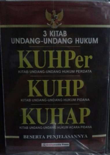 Buku 3 Kitab Undang-Undang Hukum KUHPer,KUHP, KUHAP Multivariasi Multicolor