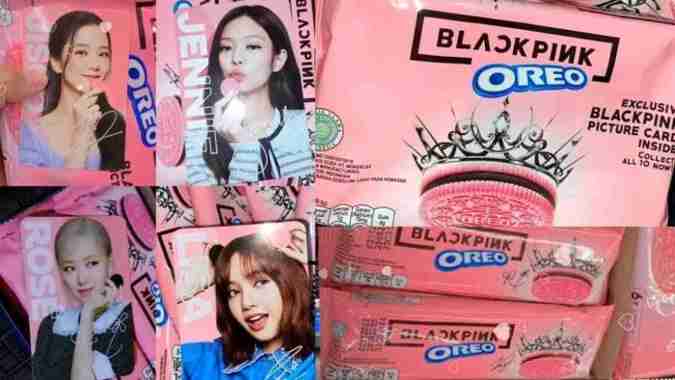 Oreo Blackpink Limited Edition With Photocard Multivariasi Multicolor