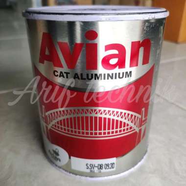 Cat Minyak AVIAN 1kg ALM Aluminium / Cat AVIAN Silver Kayu & Besi