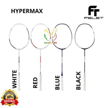RAKET FELET BADMINTON BULUTANGKIS FELET HYPERMAX ORIGINAL RAKET SAJA RED