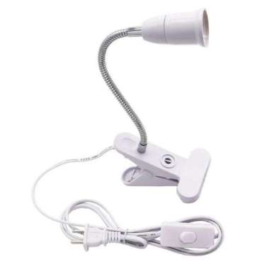 LAMPU MEJA BELAJAR JEPIT FITTING E27/ FITTING JEPIT ARSITEK Hitam