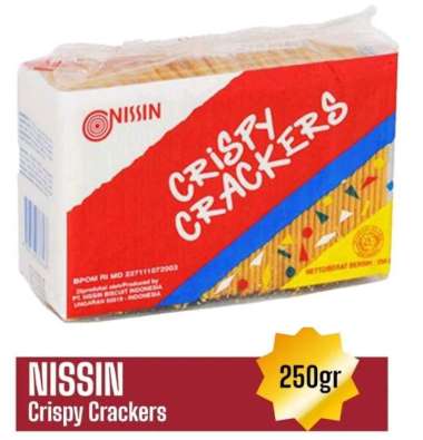 Biskuit Nissin Crispy Crackers 250g 250 gram