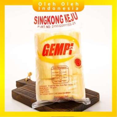 Singkong Keju Merk Gempi Frozen Siap Goreng Sinju