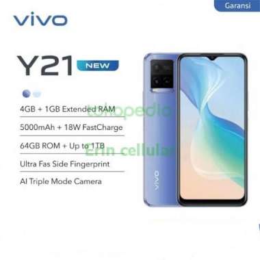 Y21 RAM 4/64Gb & Y21A 4/64 - Garansi Resmi (4+64) Multivariasi Multicolor