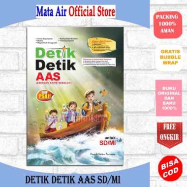 DETIK DETIK AAS ASESMEN AKHIR SEKOLAH untuk KELAS 6 SD MI - INTAN Multivariasi Multicolor
