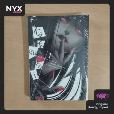 Kakegurui (Compulsive Gambler) Manga Komik English Import Volume 1 Multivariasi Multicolor