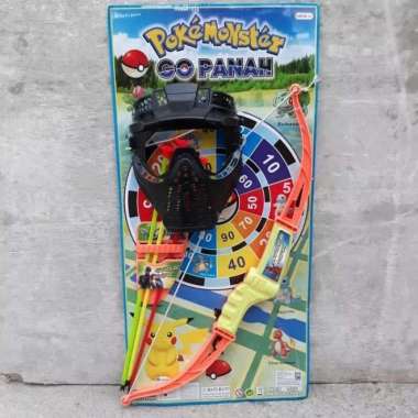 Mainan Panah Topeng Anak Edukasi - Archery Target Edukatif Panahan