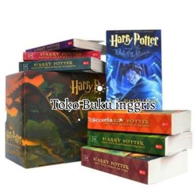 Harry potter box set english paperback scholastic Multivariasi Multicolor