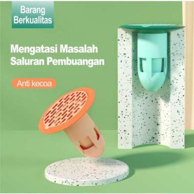 Saringan Penutup Lubang Pembuangan Air Drainase ANTI BAU ANTI SERANGGA Silikon Lubang Air Kamar Mand