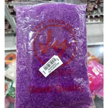 10 GRAM MANIK MOTE PASIR 12/0 SIZE 2 MM WARNA UNGU KACA DIY CINCIN KALUNG GELANG ISI 10 GRAM 10 gram