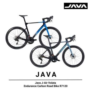JAVA J-AIR VOLATA ENDURANCE CARBON ROAD BIKE R7120 FULL BIKE CARBON 24 SPEED 480 BLACK BLUE