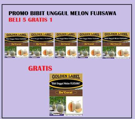 Promo Bibit Unggul Melon Fujisawa Beli 5 Gratis 1