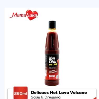 MamaSuka Delisaos Saos Sambal Hot Lava Volcano 260 ml