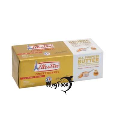 Butter Unsalted Blok Elle Vire 2,5 Kg