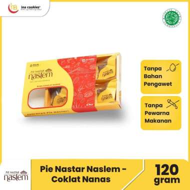 Pie Nastar Naslem Coklat Nanas isi 6 pcs Oleh-Oleh Bandung by Ina Cookies
