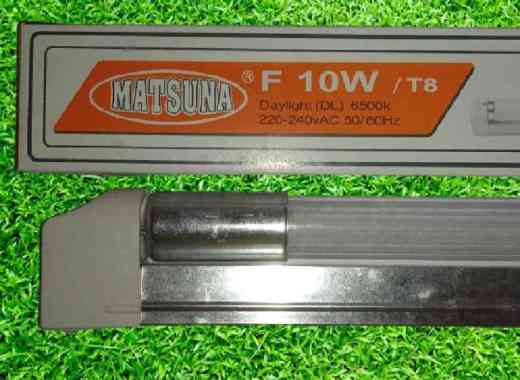 Bohlam TL UVC 10 watt or Lampu pembunuh kuman virus 10w UV C Panjang