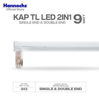 Hannochs Lampu Kap TL 2in1 - Single End & Double End, Ukuran 9W
