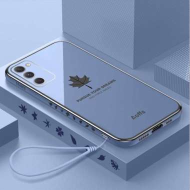 Promo Case Maple Samsung A02s / A03s Softcase Plating Terbaru Samsung A02s Biru