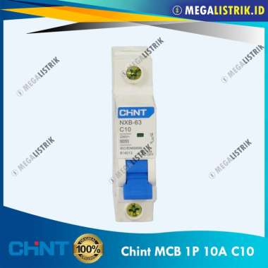 Chint MCB 1P 10A 6kA SNI NXB-63 / MCB 1 Phase 10 Ampere C10