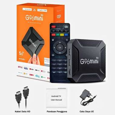 Tv Box Mini Android 13.0 8K Ultra HD HACKER G-96 Free Kabel HDMI / Tv Box Android Hacker