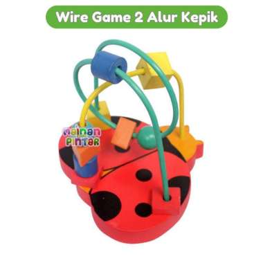 Wire Game Kepik Mainan Kayu Pintar Mainan Edukasi Anak