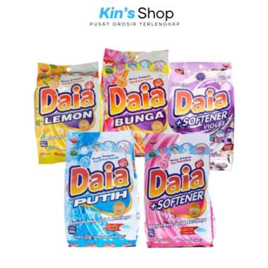 Promo Harga Daia Deterjen Bubuk + Softener Pink 850 gr - Blibli