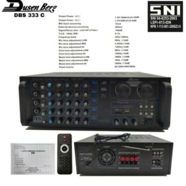 Amplifier Karaoke Smart Tv Youtube Bluetooth Ampli DUSENBERG DBS 333 C