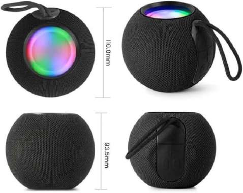 Kisonli Music Speaker G3, mini size wireless handheld super bass RGB