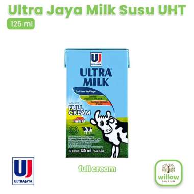Susu UHT - Ultra Jaya Milk Susu UHT 125Ml Full Cream