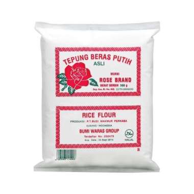 Tepung beras rose brand 500gr, rose brand tepung beras, tepung beras putih