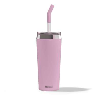 SIGG Tumbler with Straw Botol Minum dengan Sedotan Helia Lingonberry 600 mL