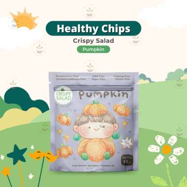 Crispy Salad - Keripik Sayur - Snack Cemilan Sehat Anak - Camilan Organik - Snack Bayi Pumpkin