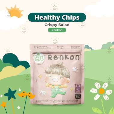 Crispy Salad - Keripik Sayur - Snack Cemilan Sehat Anak - Camilan Organik - Snack Bayi Renkon