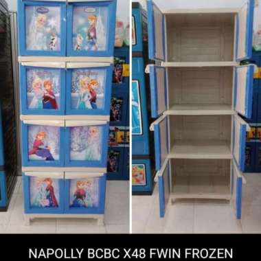 LEMARI PAKAIN PLASTIK NAPOLY BCBC X48 FWIN
