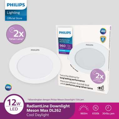 Lampu Philips RadiantLine Downlight Meson Max DL262 12W D150 65K Putih