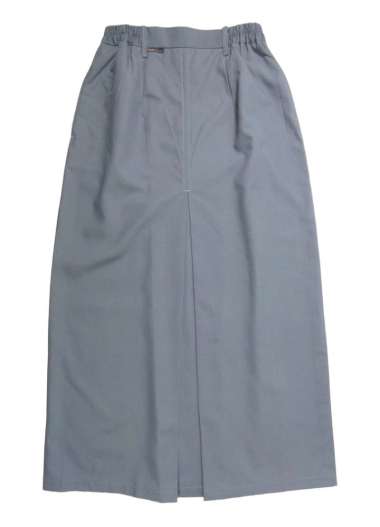 rok maxi SMA, bawahan rok span sma belah 2, rok panjang sma / smk, span panjang dengan karet sma L