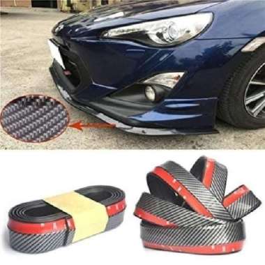 Lips Bumper Mobil Side Skirt Bumper Mobil Karet Mobil PVC Rubber Carbon