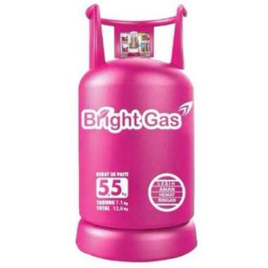 Tabung LPG Bright Gas Pink 5,5 kg KOSONG / Tabung gas Bright Gas
