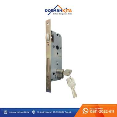 Dekkson Mortise Lock MTS RL DL8485 SSS+Cylinder Dekkson Cyl
