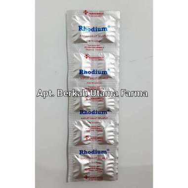 Rhodium strip isi 10 tablet