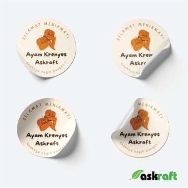 Askraft Cetak Stiker Logo Cromo A3+ Cutting A3+ Cutting