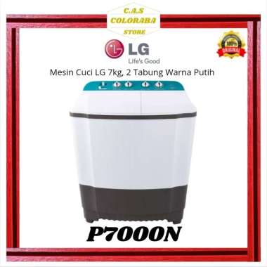 MESIN CUCI LG P7000N MESIN CUCI 2 TABUNG 7 KG P7000 P70 MESIN CUCI TWIN TUB 7 KG