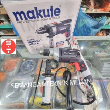 ID002 MESIN BOR LISTRIK TEMBOK BESI IMPACT DRILL 13MM MAKUTE ID 002